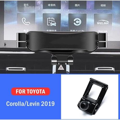 Car Mobile Phone Holder For Toyota Corolla Altis Levin 2019 Special Mounts Stand GPS Gravity Navigation Bracket Car Accessories