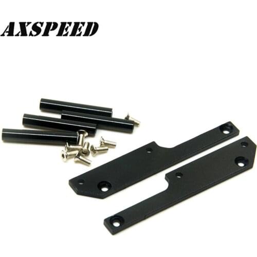 AXSPEED RC Car Body Shell Mounting Kit Alumium Fixed Holder for 1:10 Axial SCX10 TF2 RC Climbing Car Parts