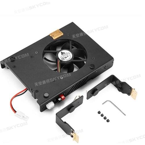 Free shipping GZF-1 Bracket Holder Stand Heatsink + Cooling Fan For XIEGU G90 G90S Ham HF Radio