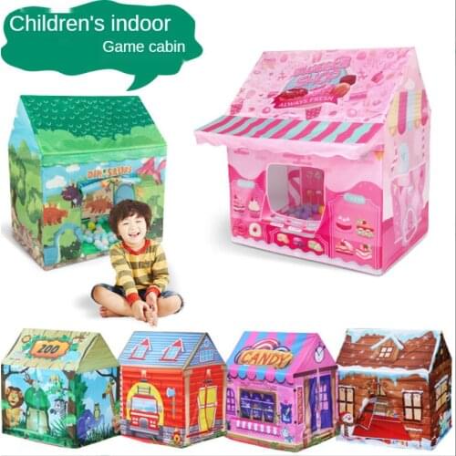 Childrens Indoor Play Tent Foldable Play House Toys Boys and Girls Princess Role-playing Small House Gifts