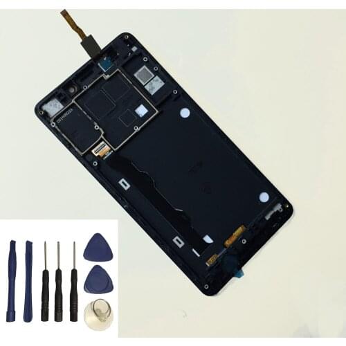 For Lenovo K3 Note K50-T5 K50-t3s K50-T Touch Screen Digitizer + LCD Display Monitor Module Assembly With Frame + Free Tools
