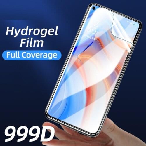 For OPPO F17 Pro Hydrogel Film 9H Premium Screen Protector Film For OPPO Reno4 Reno 4 Lite 6.43" Not Glass