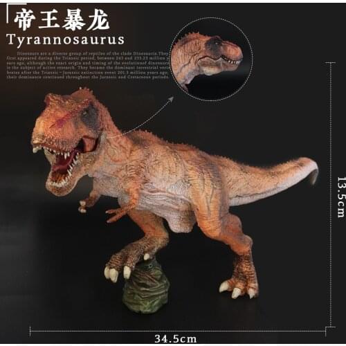 Prehistoric Jurassic Dinosaurs World Tyrannosaurus Big Size Animals Model Action Figures PVC High Quality Toy For Kids Gift