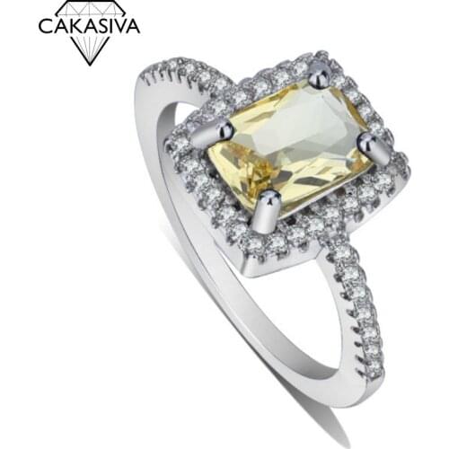 Fashion Simple Womens S925 Silver Zircon Ring Engagement Wedding Gift Jewelry Ring Wholesale