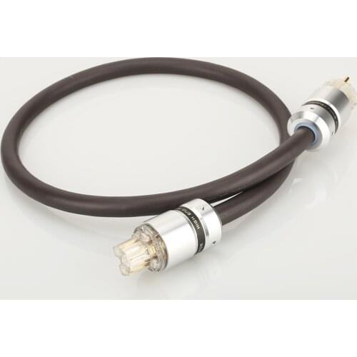 New Hi-End EU Schuko power plug Viborg VP1606 OFC RISR 6MM square AC Power cords Cable Audio Grade 16MM