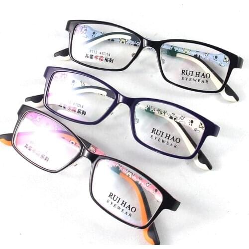 Rui Hao Eyewear Kids Optical Glasses Frame Myopia Prescription Eyewear Amblyopia Child Spectacle Frame Student Eyeglasses Frame