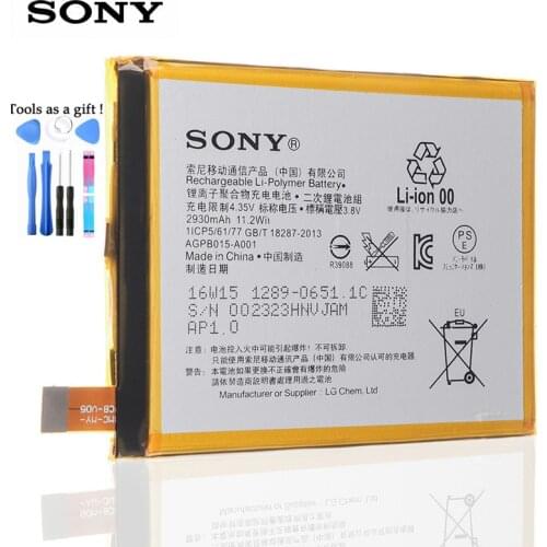 Original 2930mAh AGPB015-A001 Battery For Sony Xperia Z3+ Z4 Z3 Neo SO-03G C5 Ultra Dual E5506 E5553 E5533 E5563 LIS1579ERPC