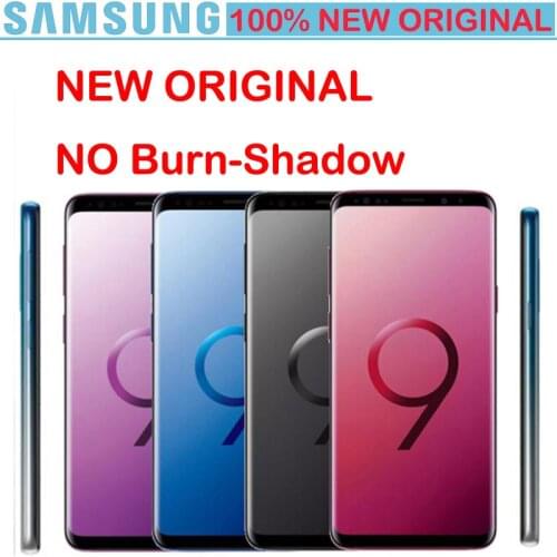 NO Burn-Shadow 5.8'' ORIGINAL LCD Display Replacement With Digitizer Touch + Frame For Samsung Galaxy S8 G950 G950F G950U G950W8