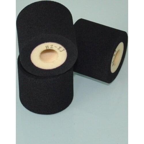 Black Diameter 36mm Height 32mm ink roller coding hot for HZ 100 coding machine