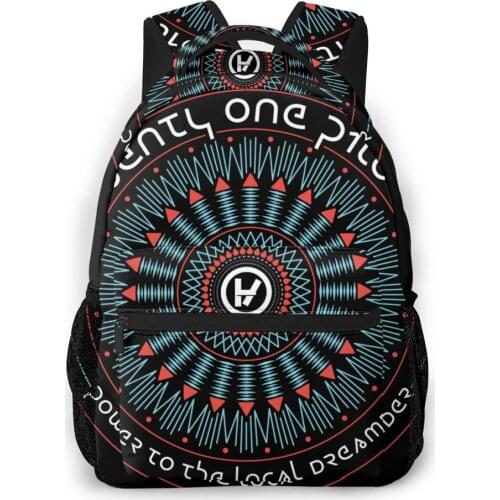 Twenty One Pilots Backpack for Girls Boys Travel RucksackBackpacks for Teenage school bag