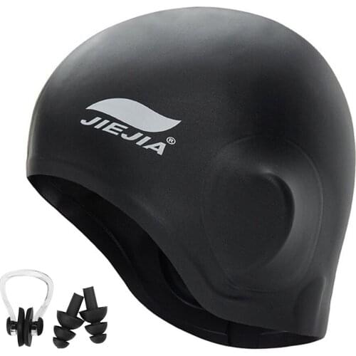 Silicone Swimming Cap for Men Women Swimming Pool Cap Waterproof Ear Protection Professional Water Sports Swim Hat