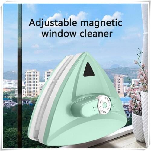 Window Cleaner Tools Magnetic Window Wiper Household Glass Brush Double Side Window Cleaning Brush