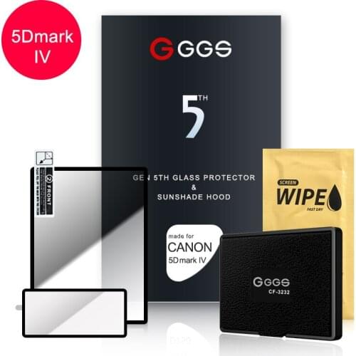GGS Fifth Generation for CANON 5D4 5DIV King Kong screen camera film protection screen Metal frame embedded optical glass