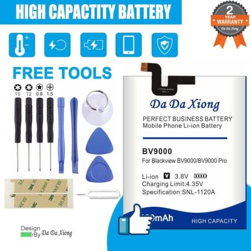 7200mAh BV9000 Battery For Blackview BV9000 / BV9000 Pro Battery +Gift tools +stickers
