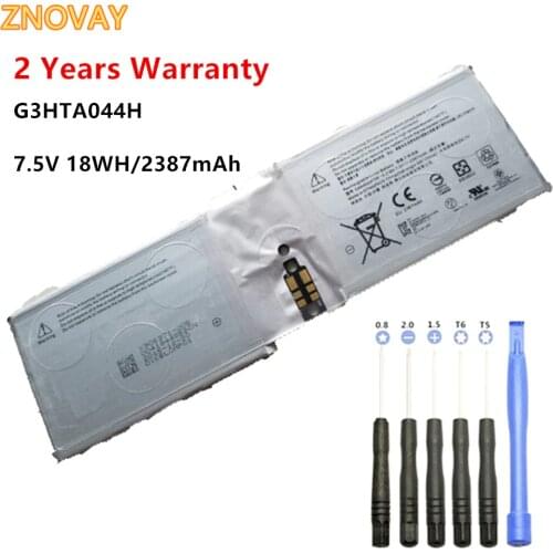 ZNOVAY G3HTA044H DAK822470K Laptop Battery For Microsoft Surface Book 1 1703 1704 1705 7.5V 2387MAH G3HTA020H