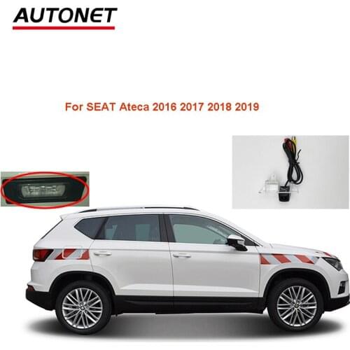 Autonet car Rear camera For SEAT Ateca 2016 2017 2018 2019 CCD night view backup camera /license plate led car camera