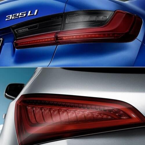 Car Styling 30cm&40cm width Matt Smoke Light Film Car matte Black Tint Headlight Taillight Fog light Film Rear Lamp Tinting Film