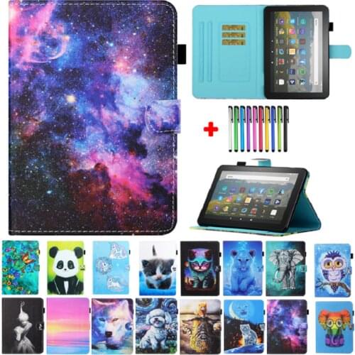 Cute Panda Tiger Funda For Samsung Tab A7 Lite T220 T225 Cover Magnetic Shell For Galaxy Tab A7 Lite Case 8.7 inch 2021 Tablet