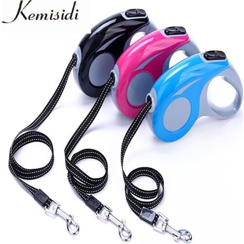 KEMISIDI KEMISIDI New Comfort Leashes,Extra length,Different size,powerful,Light,3-colors,comfor handle,hotkey operations anydog