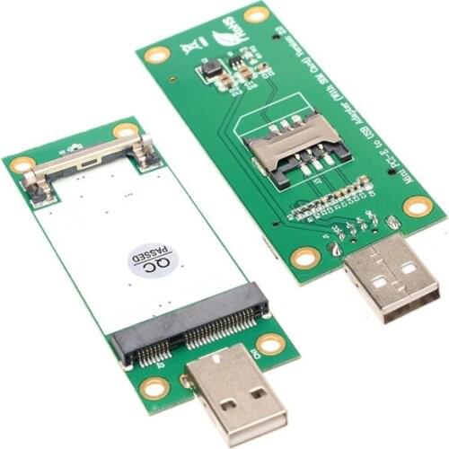 Mini PCI-E Wireless WWAN To USB Adapter Card With SIM Card Slot For HUAWEI EM730 Drop Shipping
