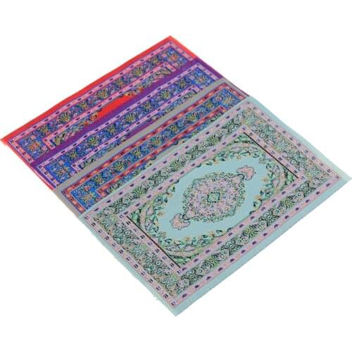 1/12 Scale Dollhouse Miniature Turkish Style Area Rug/Carpet/Mat Floor Coverings for Dolls House Any Rooms Furniture Decor Accs