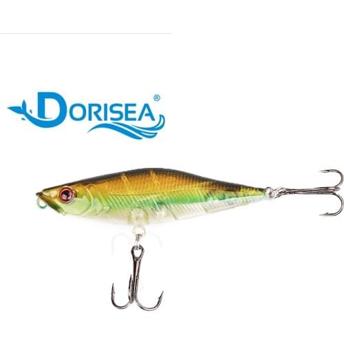 MOZHANSHI 1pc Minnow Fishing Lure Hard Plastic Artificial Bait 3D Eyes 7.3cm 6.9g Fishing Wobblers diving 0.2m-1m Crankbait