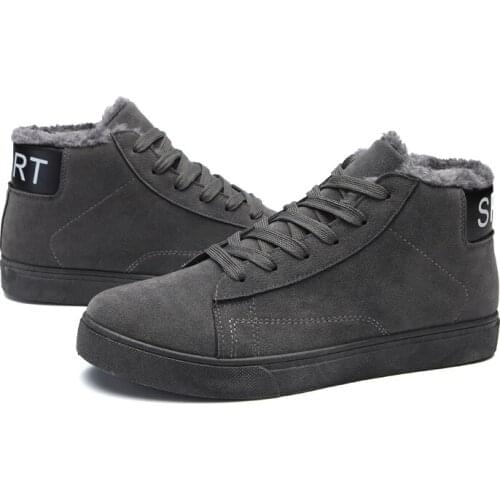 2019 New Men boots Mens Winter Shoes Fashion Snow Boots Shoes Plus Size Winter Sneakers Ankle Men Shoes Winter Boots NanX72