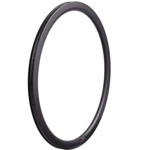 Disc Brake Rim 700C 38mm Height No Braking Track Carbon Rim 24 Holes Clincher Rim Tubular Rim Tubeless Rim 23mm 25mm Wide Rim