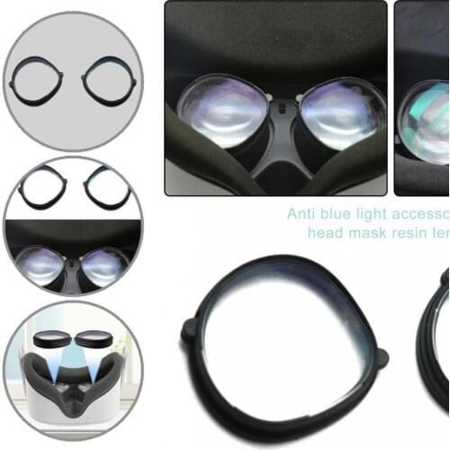 Eco-friendly 1 Pair Excellent Magnetic Resin VR Headset Glasses with Detachable Frame VR Headset Lenses Easy Installation