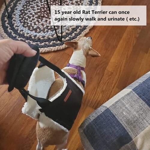 Dog Lift Sling Comfortable Hip Support Harness Old K9 Dog Rear Legs Helper