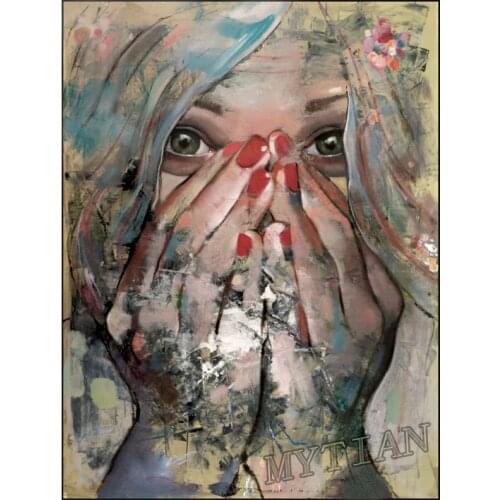 Full square/round 5D DIY diamond painting Surprise girls Embroidery Pattern resin Cross stitch kit mosaic room decor gifts