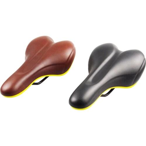 Retro Bicycle Saddle PU Leather Cycling Saddle Vintage Seat Custion Road Bike MTB Sport Saddle Classical Bike Seat