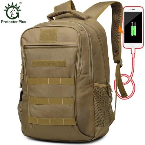 30L Tactical Mlilitary Backpack man Outdoor Camo Assault Rucksack USB Charging Hiking Hunting Survive Bag