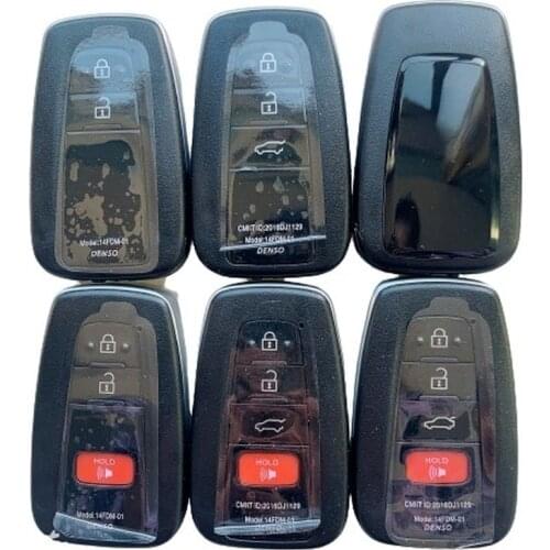 Replacement Smart Remote Key Shell Case Fob 3B for Toyota for Lexus C-HR Camry Avalon RAV4 Prius 2018-2019 with LOGO