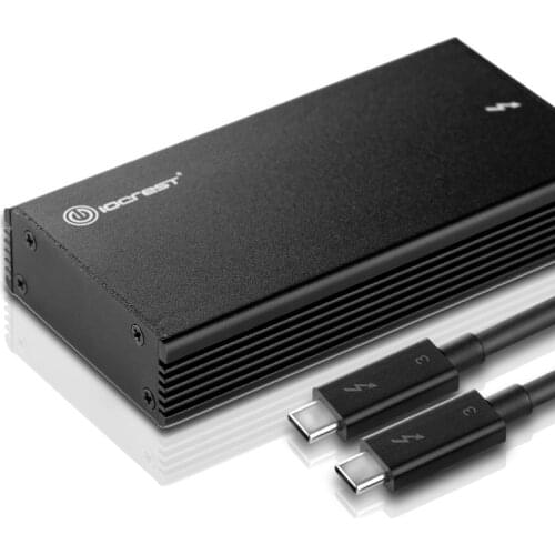 Thunderbolt 3 40Gbps NVME M.2 SSD Enclosure 4TB Aluminum USB C Box SSD Case 40Gbps Thunderbolt 3 C to C Cable For Laptop Desktop
