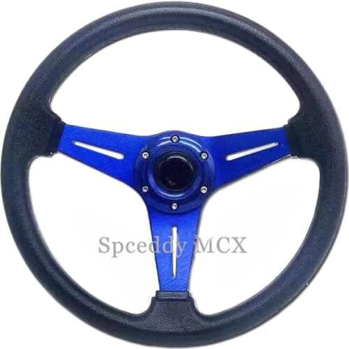 Spceddy MCX Volkswagen Santana Poussan Brigade Universal 14 Inch Racing Steering Wheel 340mm Car Sports Modification
