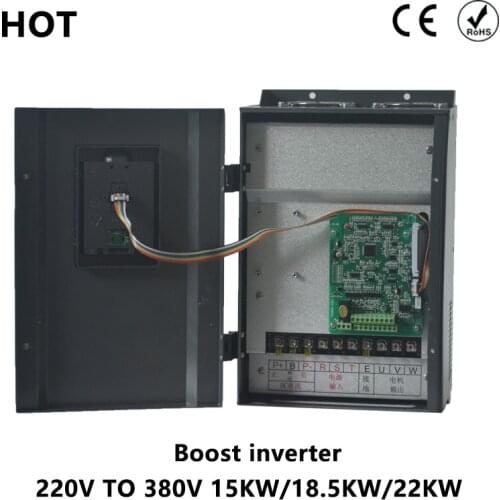 VFD 15kW/22KW/ Variable Frequency Drive 3-Phase 380V output 1-phase 220V input Speed Controller Inverter Motor VFD Inverter