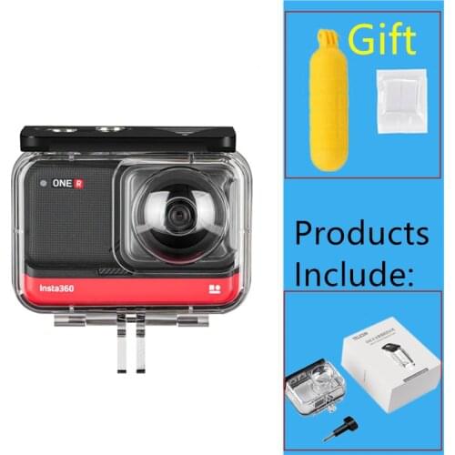 45M Underwater Waterproof Protector Housing Case for Insta360 ONE R 360 Edition Camera Mount Accessories Floating Hand Grip Gift