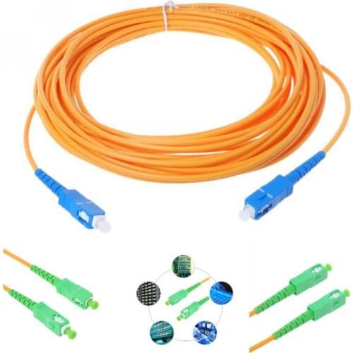 1m/2m/3m/5m/10m SC/UPC-SC/UPC-SM 3mm Fiber Optic Jumper Cable Single Mode Extension Patch Cord