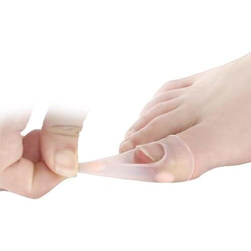 1Pair Silicone Ingrown Toenail Correction Tool Invisible Toe Pedicure Brace Nail Tool Treatment Ingrown Elastic Straighteni V0X4