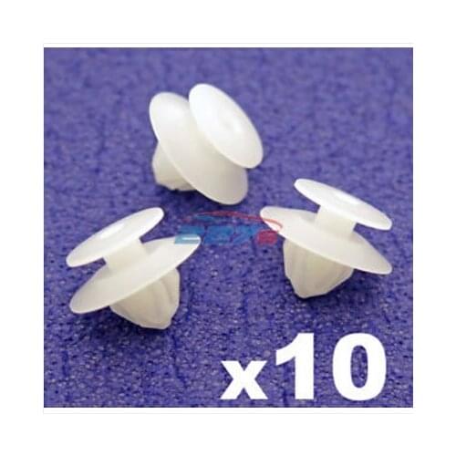 10x For Door Moulding & Sill Cover Plastic Trim Clips fits Galant Pajero Montero