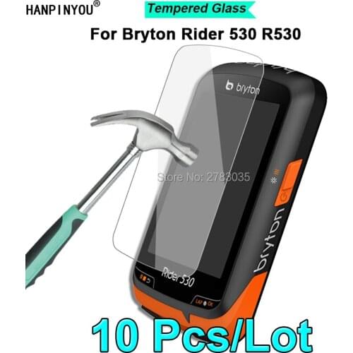 10Pcs For Bryton R530 GPS Bike Ride Smart Watch 9H Hardness 2.5D Ultra-thin Toughened Tempered Glass Film Screen Protector Guard