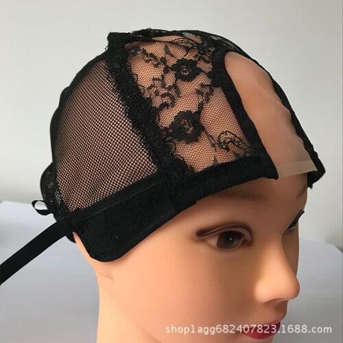 Aobocca 10pcs U Part Wig Net Cap Wholesale Customized Wig Accessories Lace Hair Net Head Set Elastic Wig Net Cap Wig