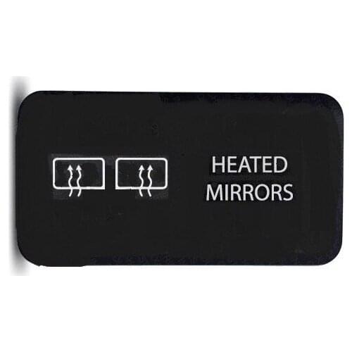 12V-24V Push button Switch HEARTED MIRRORS Symbol for 4 runner Hilux PRADO horizontal symbol