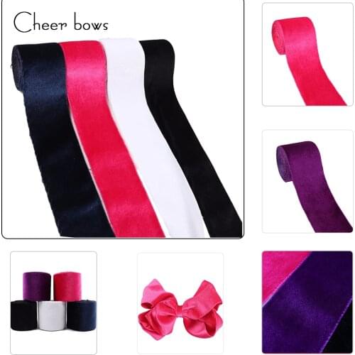 2Y/lot 3''75mm Velvet Ribbon Solid Tape DIY Bags Skirt Clothes Material Handmade Accessories Sewing Fabric DIY Handcrafts