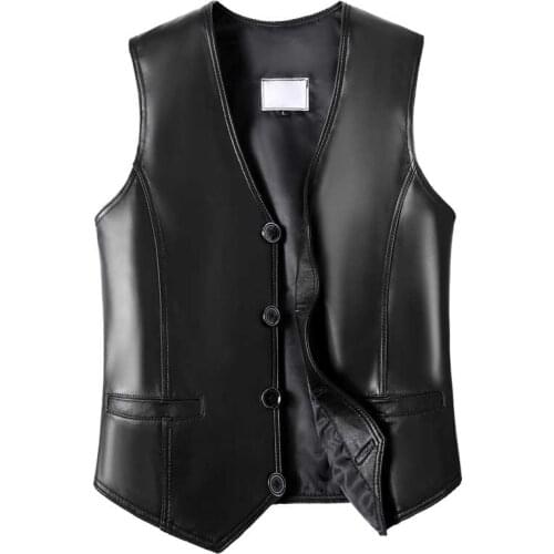 ANPOETCHY Men's Leather Vests