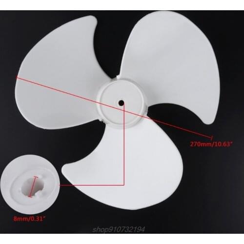 Big Wind 11inch Plastic Fan Blade 3 Leaves Stand/Table Fanner Accessories N06 20 Dropshipping