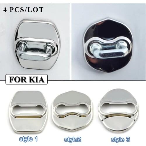 Ceyes Car Styling Stainless Steel Door Lock Cover Case For KIA Sportage R 2011-15 Refit K4 KX3 K5 Accessories Car-Styling 4PCS