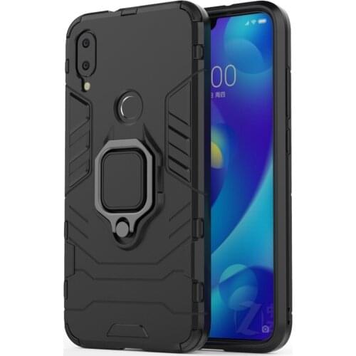 For Xiaomi Mi Play Case 5.84 inch Luxury Ring Back Cover Stand Armor ShockProof Case For Xiaomi Mi Play Full Phone Cases