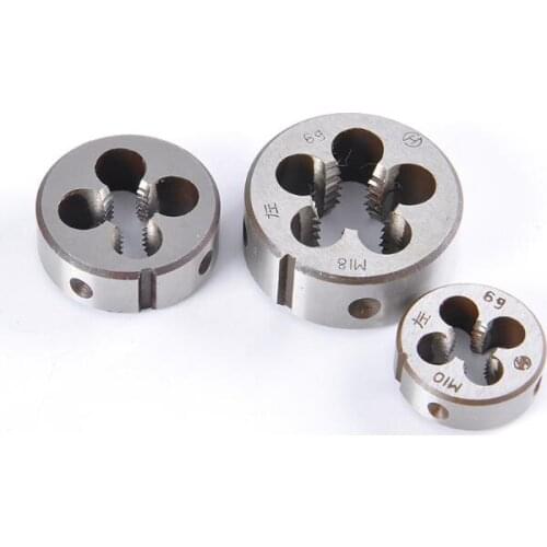 HSS Left hand Roud thread die m2.5 m3 m4 m5 m6 m7 m8 m9 m10 m12 *1.75/1.5/1.25/1.0 /0.75 /0.5 /0.25 mm fine and standard pitch